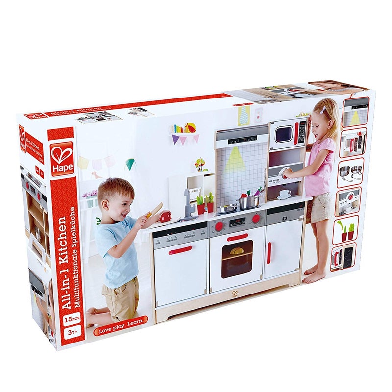 Hape All-in-1 Wooden Play Kitchen - Image 2